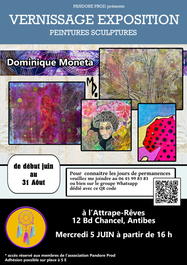 Un Antibois qui se découvre des talents depuis peu :) 
Sa tourte première exposition, et chez nous, on aime les premières fois :)
l'Exposition est disponible de juin à fin aout ! 
https://www.instagram.com/doume2222/
