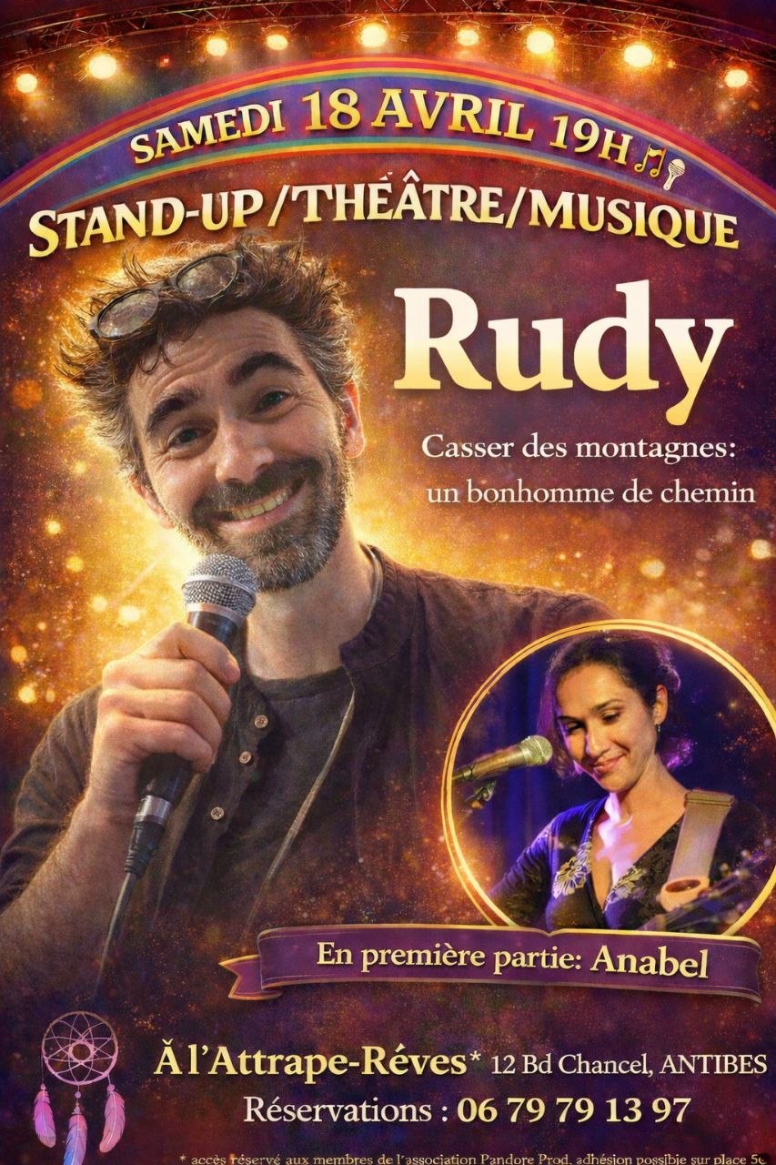 Affiche de Rudy pour le samedi 18 avril